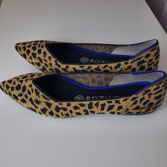 Rothy's The Point Slip On Flats Desert Cat Size 7 - Picture 7 of 16